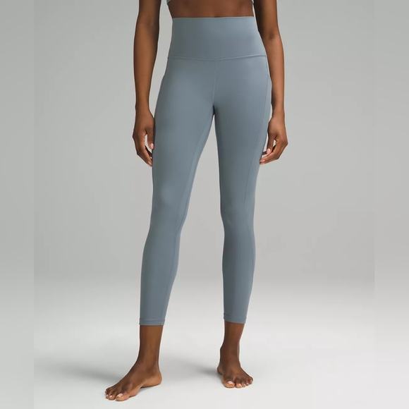 NWT Lululemon Align High-Rise Pant with Pockets 25" in Belgian Blue - Picture 3 of 9